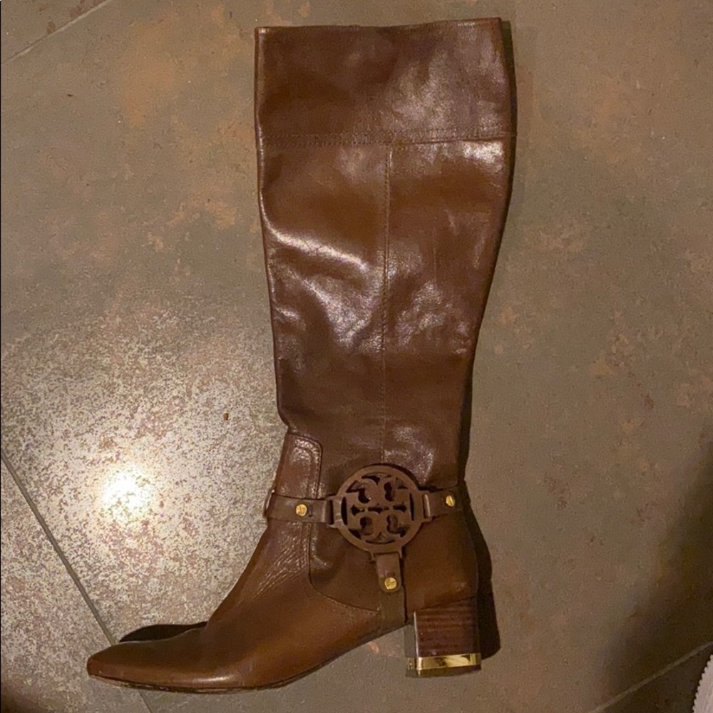 Tory Burch Brown Riding Boots